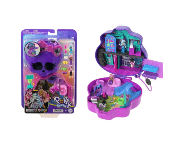 Monster High x Polly Pocket Compact Playset