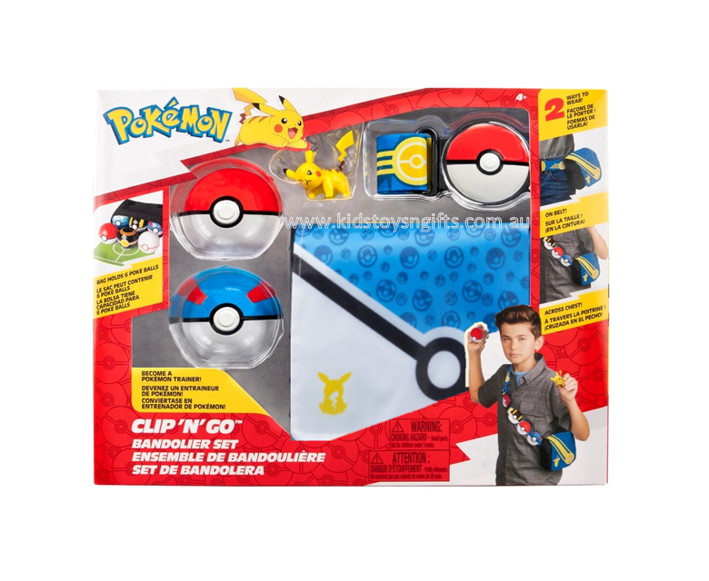 Pokémon Clip N Go Bandolier Set – Pikachu » Clip n Go Pokémon Clip N Go Bandolier Set – Pikachu