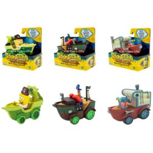 Spongebob Squarepants Bikini Bottom Boaters Vehicles - Movie Set of 3
