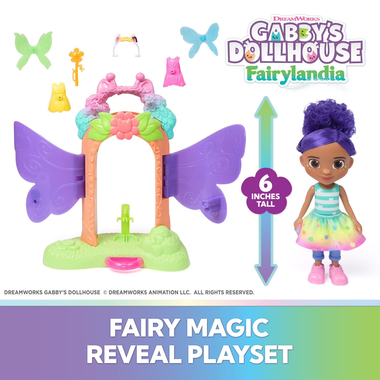 Gabby's Dollhouse Fairylandia Fairy Magic Reveal Playset » Fairylandia Gabby's Dollhouse Fairylandia Fairy Magic Reveal Playset - Image 4