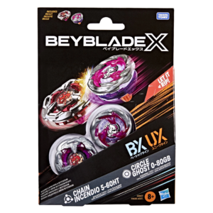 Beyblade X Chain Incendio 5-60HT & Circle Ghost 0-80GB Dual Pack