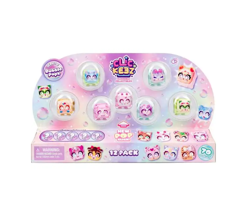 Clickeez Series 3 Bubble Pops 12 Pack » Series 3 Clickeez Series 3 Bubble Pops 12 Pack