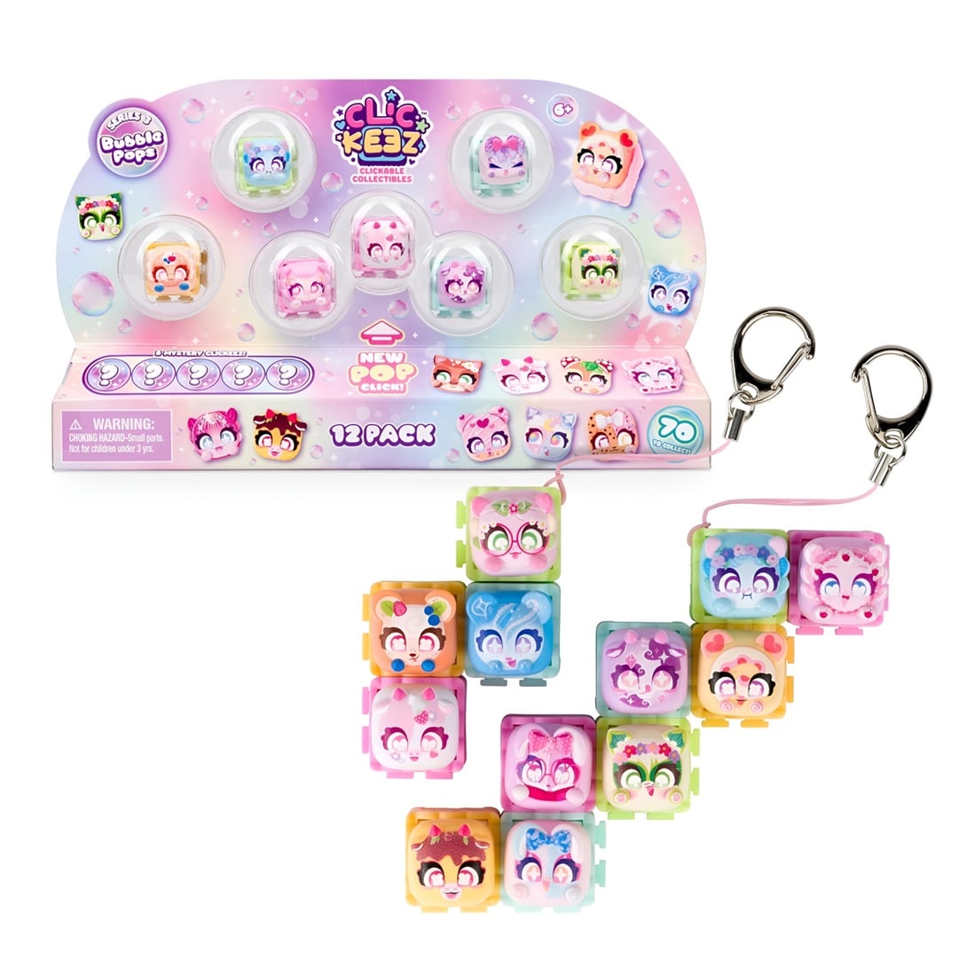 Clickeez Series 3 Bubble Pops 12 Pack » Series 3 Clickeez Series 3 Bubble Pops 12 Pack - Image 2