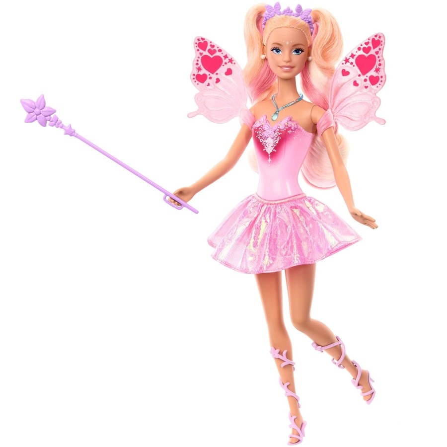 Barbie Fantasy Fairy Doll with Colour-Change Wings » Fantasy Barbie Fantasy Fairy Doll with Colour-Change Wings - Image 2