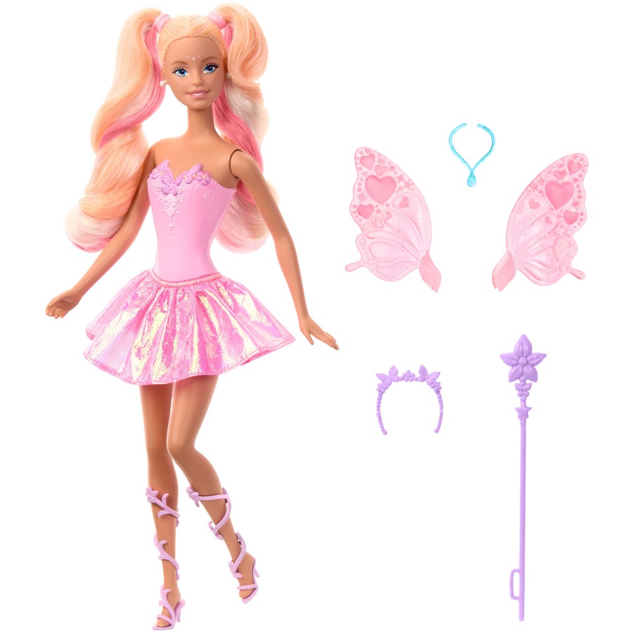 Barbie Fantasy Fairy Doll with Colour-Change Wings » Fantasy Barbie Fantasy Fairy Doll with Colour-Change Wings - Image 3