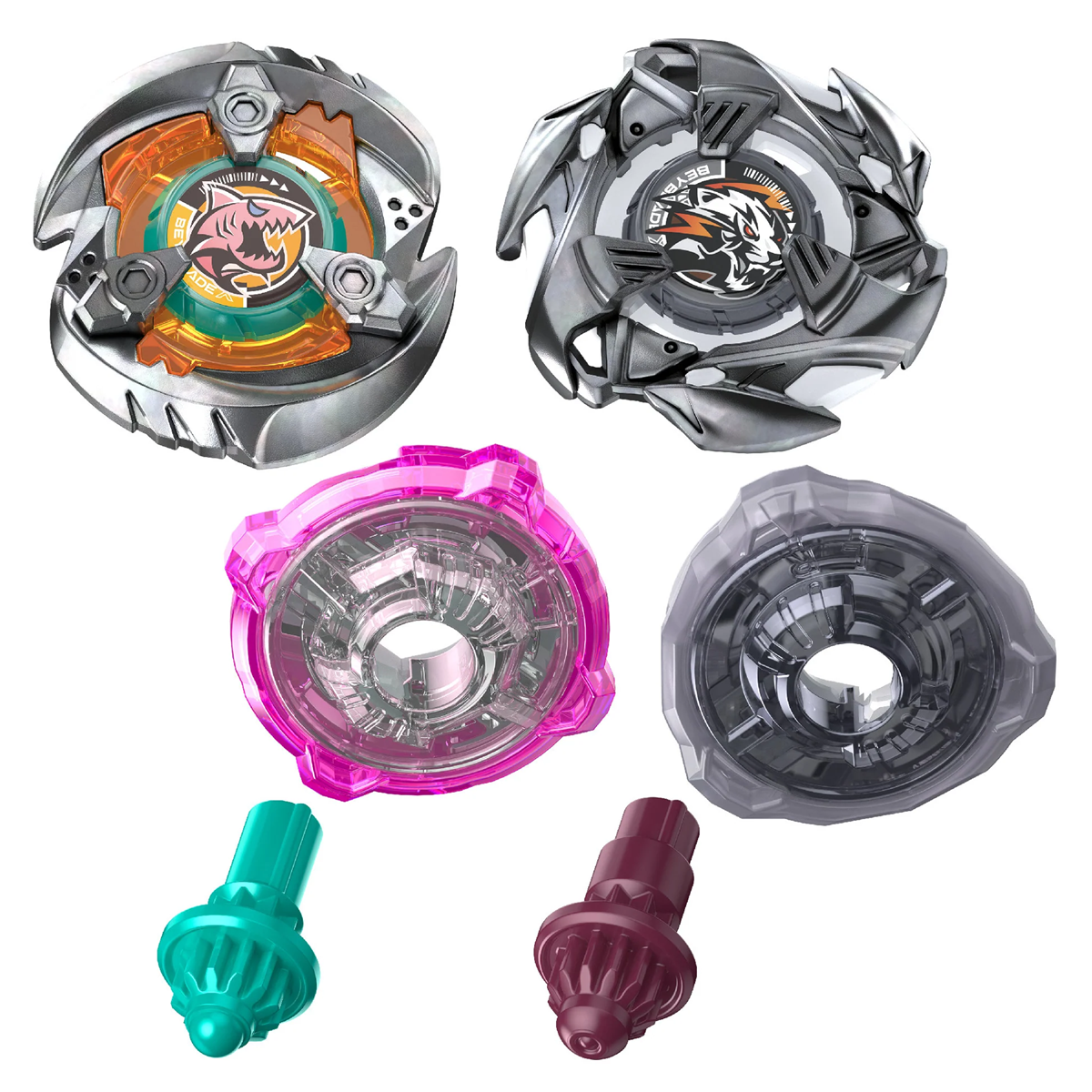 Beyblade X Gill Shark 4-70O & Pearl Tiger 3-60U Top Dual Pack » Gill Shark Beyblade X Gill Shark 4-70O & Pearl Tiger 3-60U Top Dual Pack - Image 4