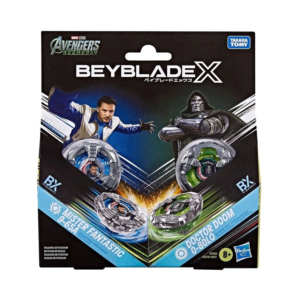 Beyblade X Mister Fantastic 9-65A vs. Doctor Doom 0-80LO