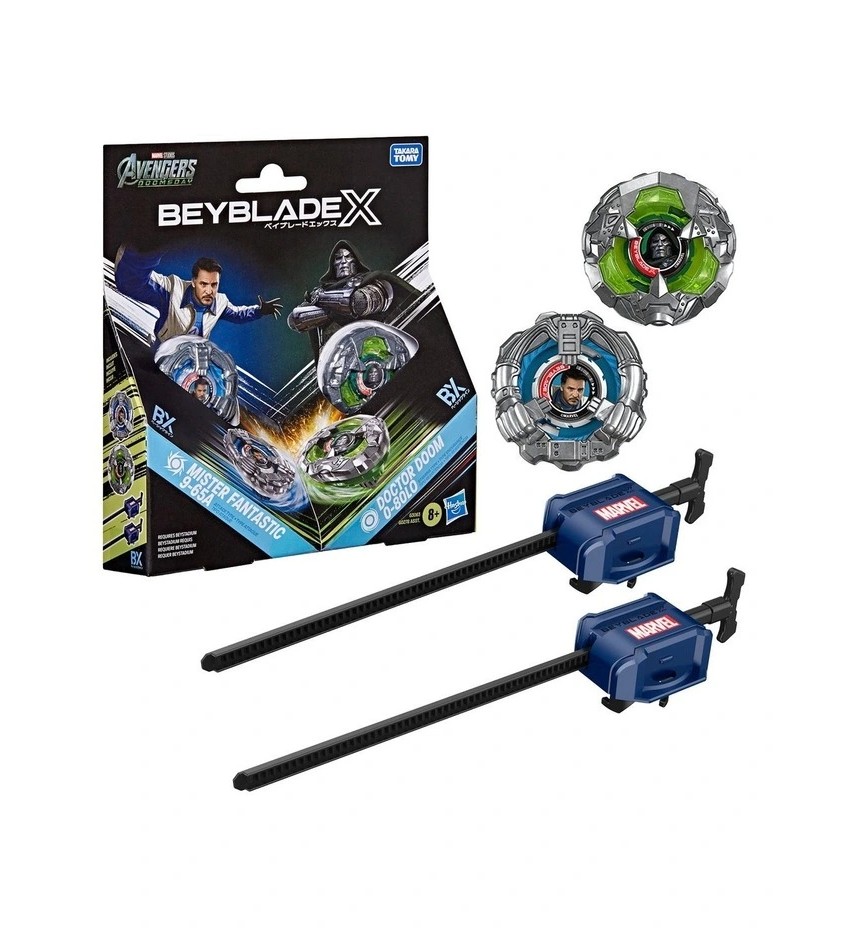 Beyblade X Mister Fantastic 9-65A vs. Doctor Doom 0-80LO » Mister Fantastic Beyblade X Mister Fantastic 9-65A vs. Doctor Doom 0-80LO - Image 2