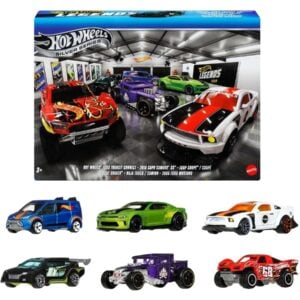 Hot Wheels Silver Series Legends Vehicles 6 Pack
