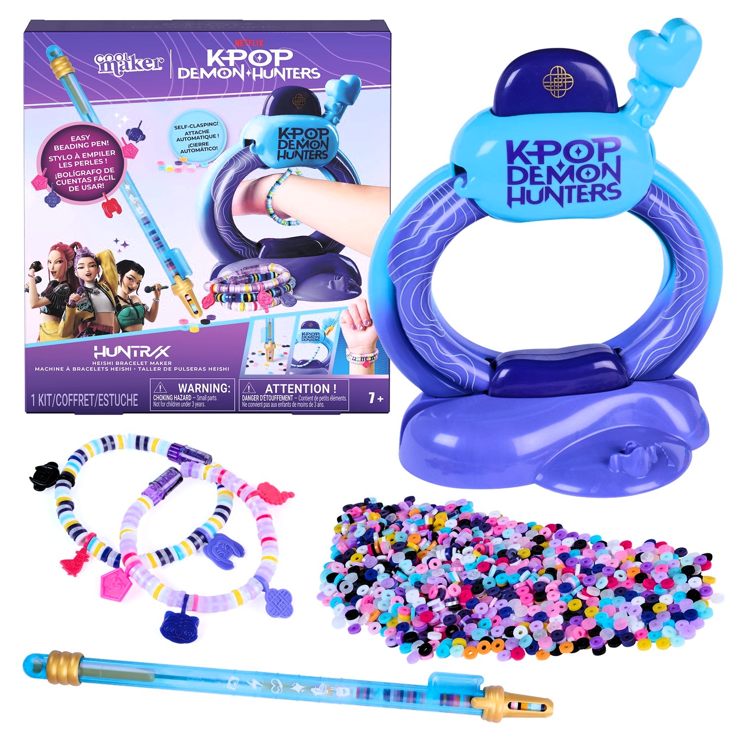 Cool Maker KPop Demon Hunters: Huntrix Heishi Bracelet Maker » Demon Hunters Cool Maker KPop Demon Hunters: Huntrix Heishi Bracelet Maker