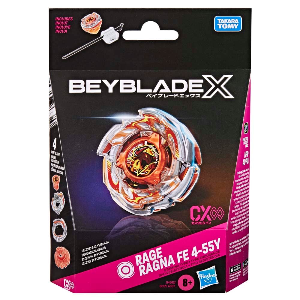 Beyblade X Rage Ragna FE 4-55Y CX Infinity Starter Pack » Rage Ragna FE Beyblade X Rage Ragna FE 4-55Y CX Infinity Starter Pack - Image 2