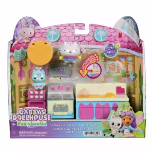 Gabby’s Dollhouse Fairylandia Cakey Cat’s Fairy Kitchen Playset