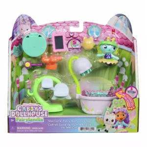 Gabby’s Dollhouse Fairylandia MerCat’s Fairy Bathroom Playset